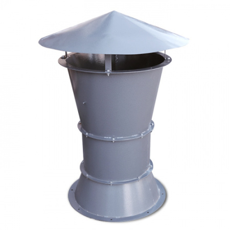 Вентилятор крышный осевой ВКРО-4 с двигателем 0,25/1000