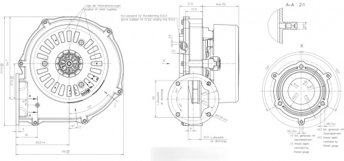 Центробежный вентилятор ebmpapst RG130/0800-3612-030204