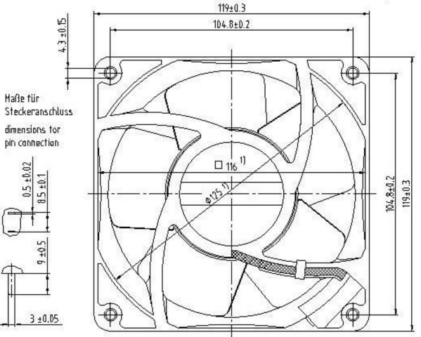 Вентилятор компактный ebmpapst 4656 N