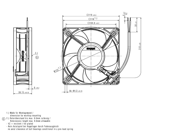 Вентилятор компактный ebmpapst ACi 4420 HHU