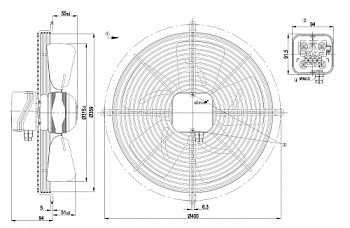 Осевой вентилятор ebmpapst S4E315AC0809