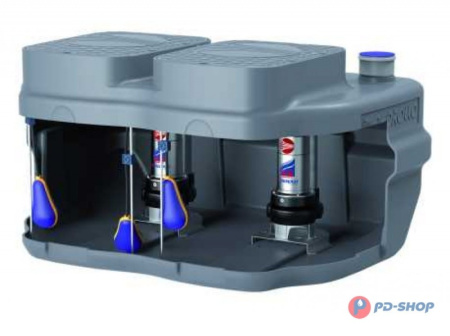 Станция насосная канализационная Pedrollo SAR 550 - VXm 10/50-ST 10м