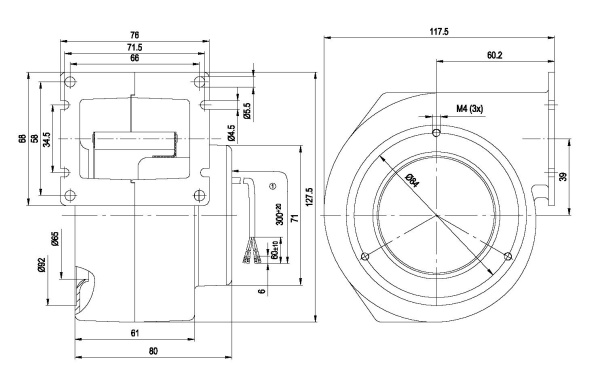 Центробежный вентилятор ebmpapst G1G085AB0501