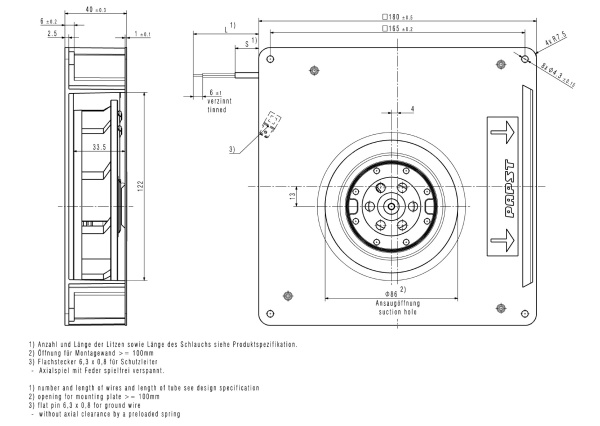 Вентилятор компактный ebmpapst RG 125-19/06