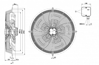 Осевой вентилятор ebmpapst S8D630AO0901