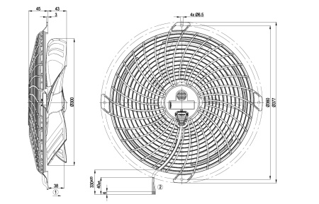 Осевой вентилятор ebmpapst S1G300CA1902