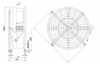Осевой вентилятор ebmpapst W2G130AA3326