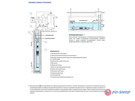 Насос скважинный Pedrollo 6SR 12/08- HYD (без двигателя)