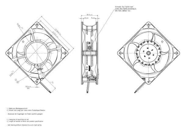 Вентилятор компактный ebmpapst 5318/2 TDHHP