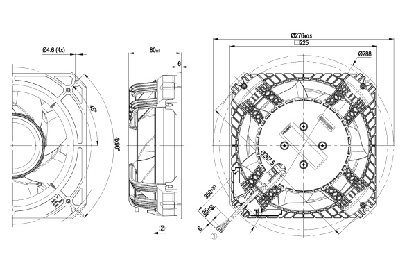 Центробежный вентилятор ebmpapst K1G200AD3702