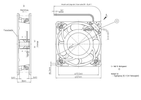 Вентилятор компактный ebmpapst DV 5218/2 NP-182