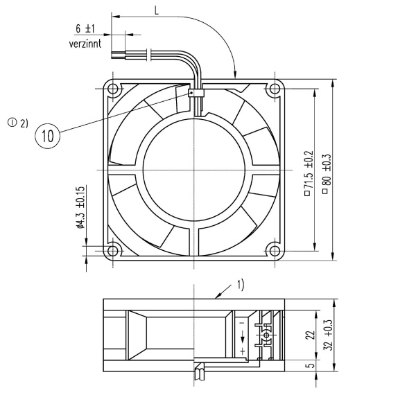 Вентилятор компактный ebmpapst 8314 HL