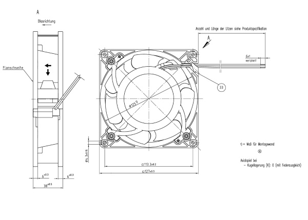 Вентилятор компактный ebmpapst DV 5218 N